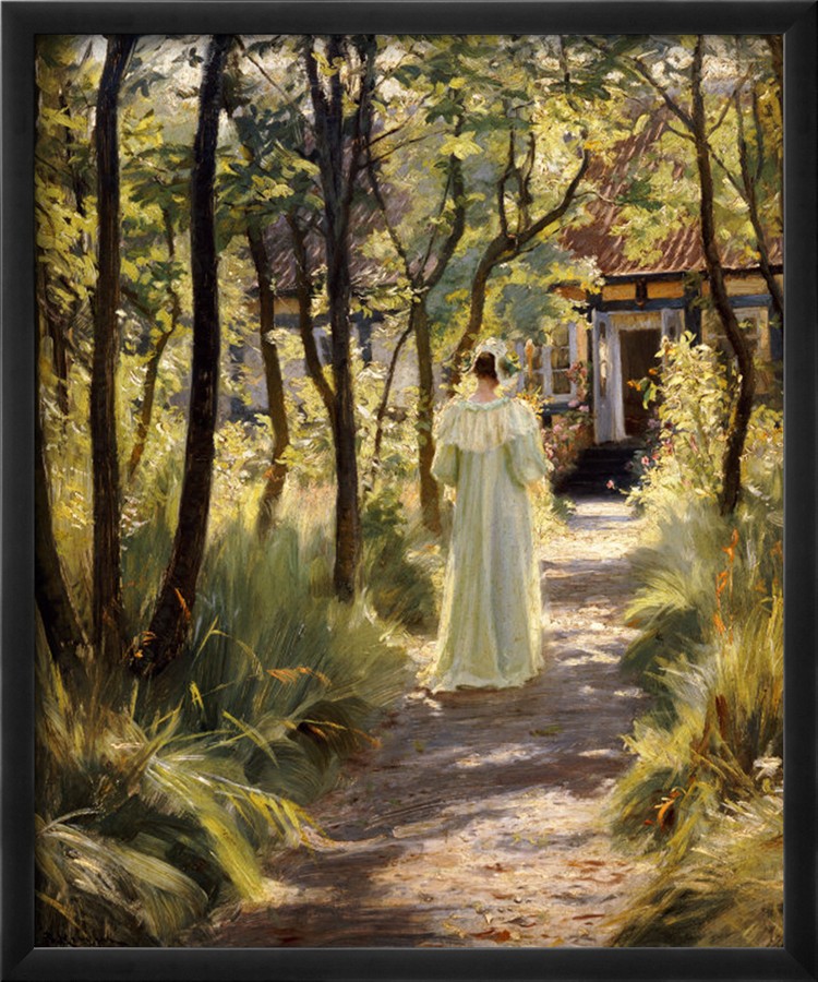 Marie in the Garden, 1895 By Peder Severin Kroyer